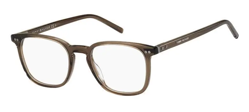 Tommy Hilfiger Uomo TH 1814 09Q Montature da vista Acetato Marrone Squadrata