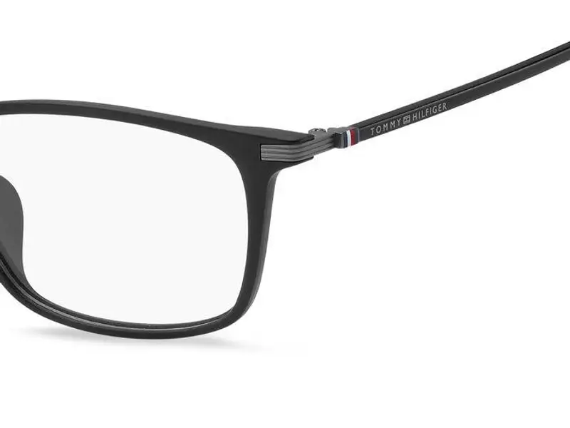 Tommy Hilfiger Uomo TH 1937/F 003 Montature da vista Plastica Nero-opaco Squadrata miniatura 3