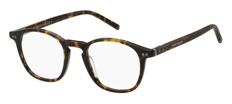 Tommy Hilfiger Uomo TH 1941 086 Montature da vista Bio-acetato Havana  Rotonda