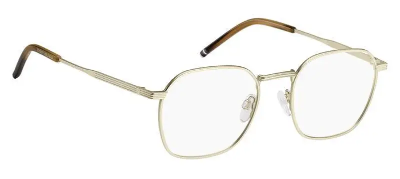 Tommy Hilfiger Uomo TH 1987 CGS Montature da vista Acciaio Oro opaco Geometrica miniatura 3