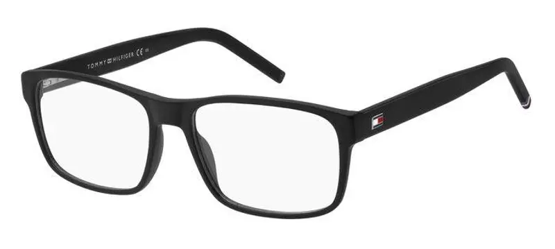 Tommy Hilfiger Uomo TH 1989 003 Montature da vista Acetato Nero-opaco  Squadrata
