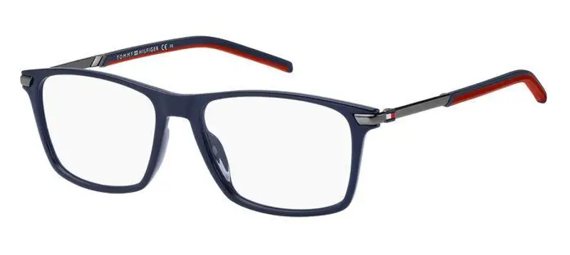 Tommy Hilfiger Uomo TH 1995 PJP Montature da vista Plastica Blu  Squadrata