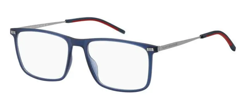Tommy Hilfiger Uomo TH 2018 FLL Montature da vista Polyamide Blu / opaco  Squadrata