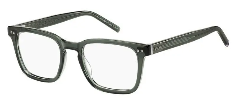 Tommy Hilfiger Uomo TH 2034 1ED Montature da vista Bio-acetato Verde  Squadrata