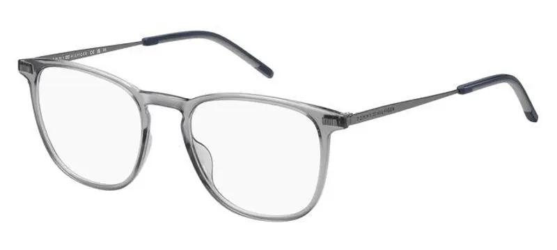 Tommy Hilfiger Uomo TH 2038 09V Montature da vista Polyamide Grigio/Blu  Squadrata
