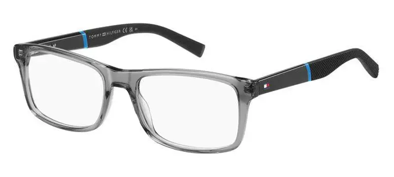 Tommy Hilfiger Uomo TH 2044 KB7 Montature da vista Acetato Grigio Squadrata