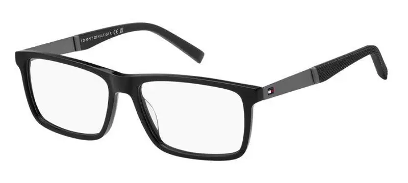 Tommy Hilfiger Uomo TH 2084 807 Montature da vista Acetato Nero Squadrata