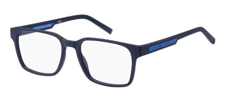 Tommy Hilfiger Uomo TH 2093 FLL Montature da vista Bio Poliammide Blu opaco  Squadrata