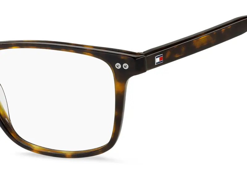 Tommy Hilfiger Uomo TH 2189 086 Montature da vista Acetato Havana Squadrata Normale miniatura 2