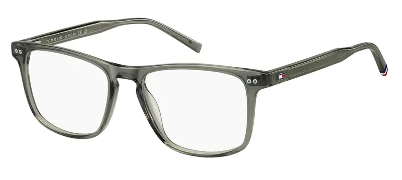 Tommy Hilfiger Uomo TH 2189 1ED Montature da vista Acetato Verde Squadrata Normale