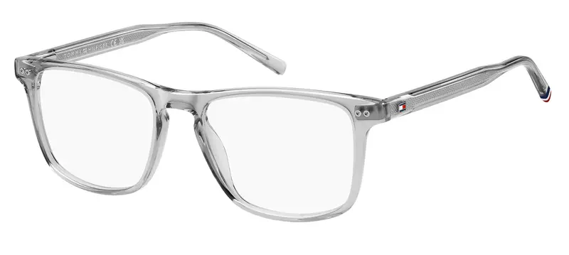 Tommy Hilfiger Uomo TH 2189 KB7 Montature da vista Acetato Grigio Squadrata Normale