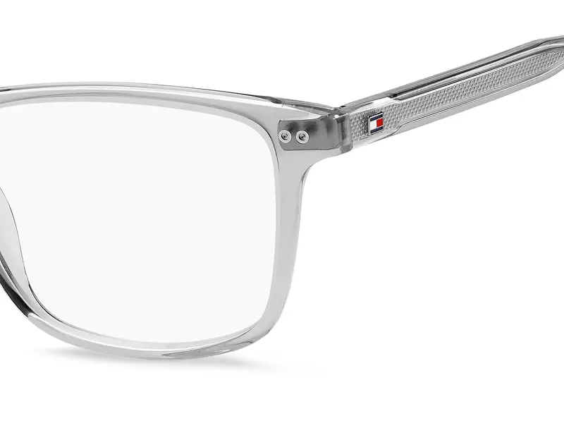 Tommy Hilfiger Uomo TH 2189 KB7 Montature da vista Acetato Grigio Squadrata Normale miniatura 2