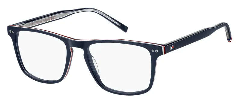 Tommy Hilfiger Uomo TH 2189 PJP Montature da vista Acetato Blu Squadrata Normale