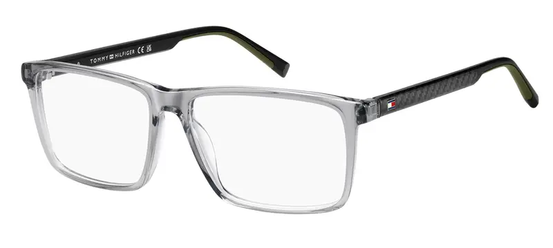 Tommy Hilfiger Uomo TH 2198 3U5 Montature da vista Acetato Grigio  Squadrata Normale