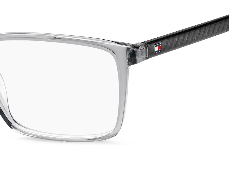 Tommy Hilfiger Uomo TH 2198 3U5 Montature da vista Acetato Grigio Squadrata Normale miniatura 2