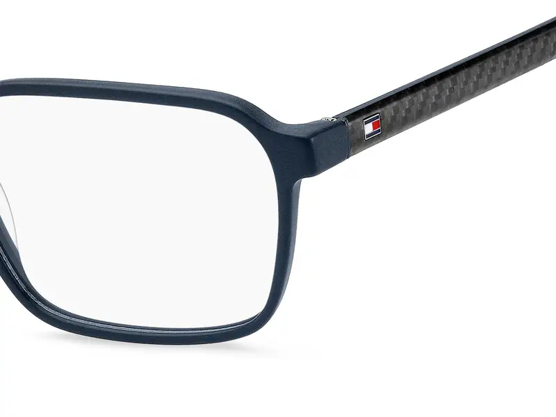 Tommy Hilfiger Uomo TH 2199 PJP Montature da vista Acetato Blu Squadrata Normale miniatura 2