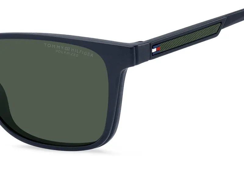 Tommy Hilfiger Uomo TH 2203/C RNB Montature da vista Eco-poliammide Blu Verde Squadrata Polarizzata miniatura 2