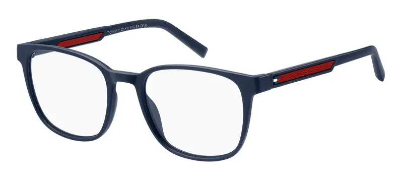 Tommy Hilfiger Uomo TH 2205 8RU Montature da vista Eco-poliammide Blu  Squadrata Normale