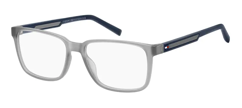 Tommy Hilfiger Uomo TH 2206 09V Montature da vista Eco-poliammide Grigio  Squadrata Normale