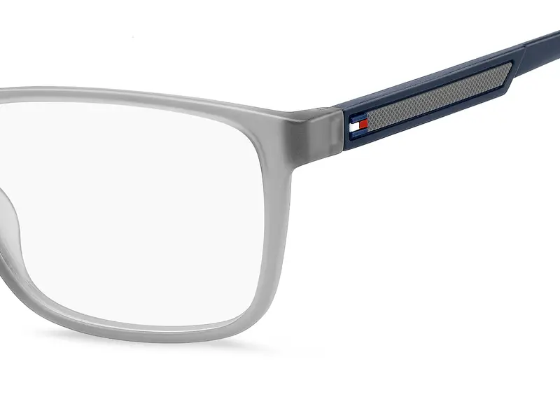 Tommy Hilfiger Uomo TH 2206 09V Montature da vista Eco-poliammide Grigio Squadrata Normale miniatura 2