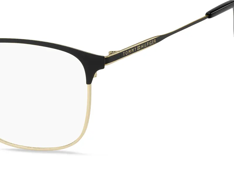 Uomo Tommy Hilfiger TH 2361/F 2M2 Montature da vista Metallo Nero Squadrata Normale miniatura 3