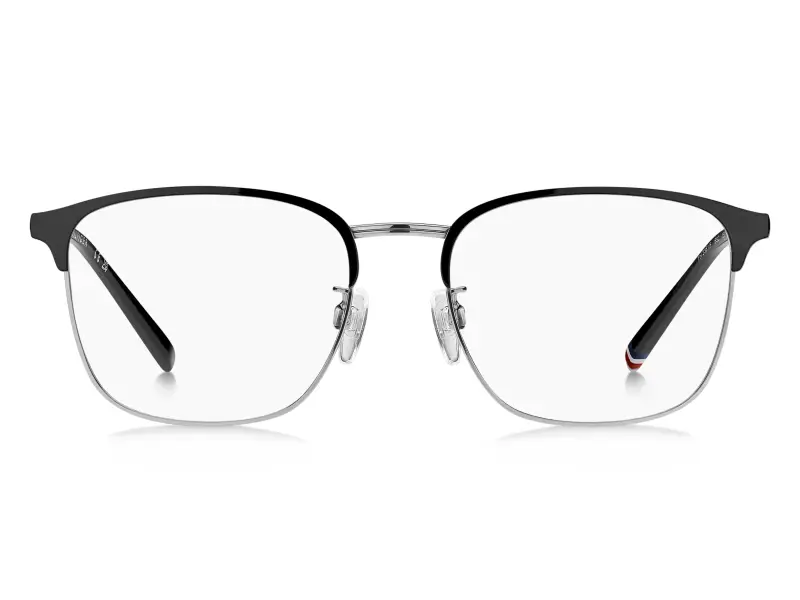 Uomo Tommy Hilfiger TH 2361/F BSC Montature da vista Metallo Nero Squadrata Normale miniatura 2