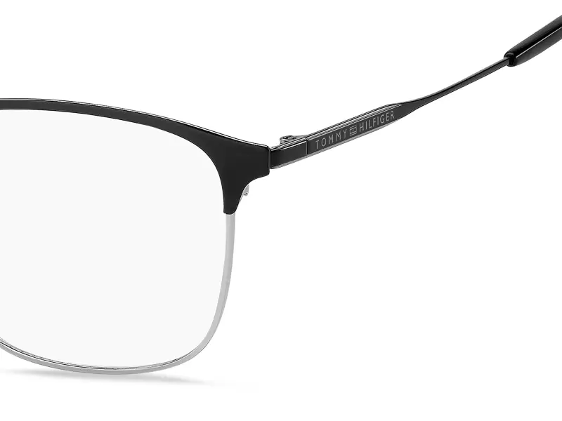 Uomo Tommy Hilfiger TH 2361/F BSC Montature da vista Metallo Nero Squadrata Normale miniatura 3