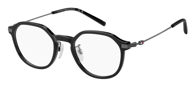 Uomo Tommy Hilfiger TH 2364/F 807 Montature da vista Polyamide Nero Pantos Normale