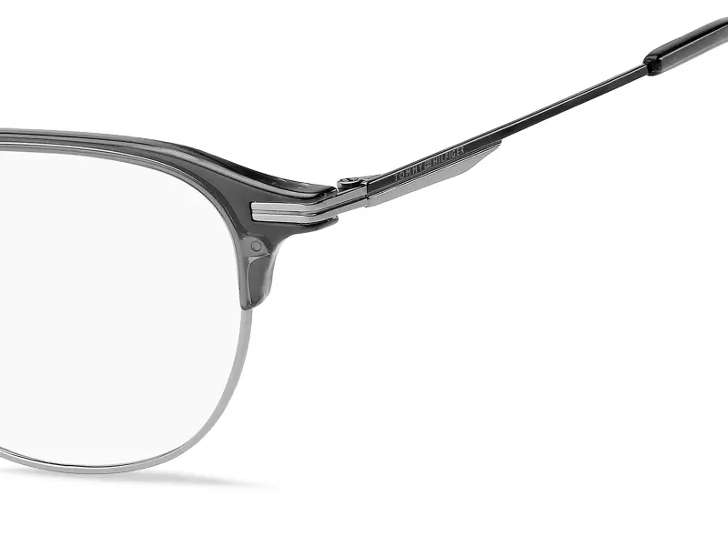 Uomo Tommy Hilfiger TH 2365/F 9RQ Montature da vista Metallo Grigio Squadrata Normale miniatura 3