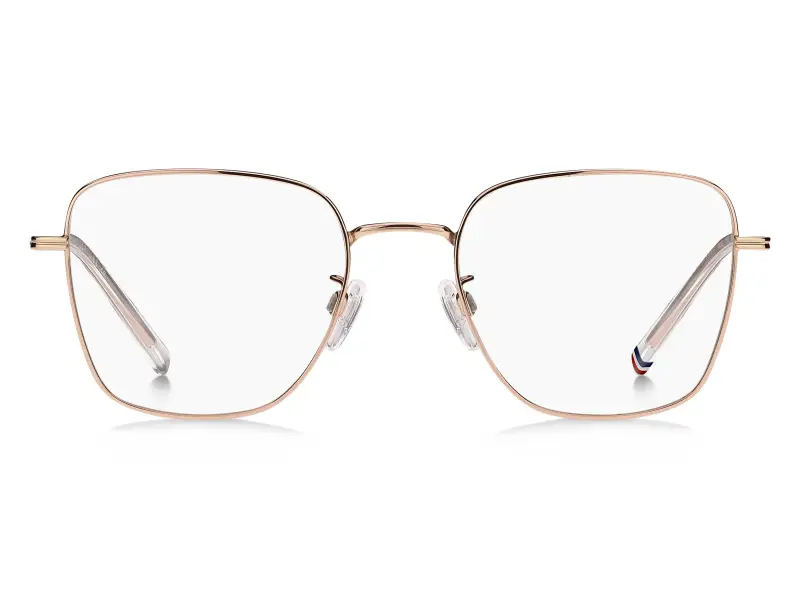 Uomo Tommy Hilfiger TH 2366/F DDB Montature da vista Metallo Oro Squadrata Normale miniatura 2