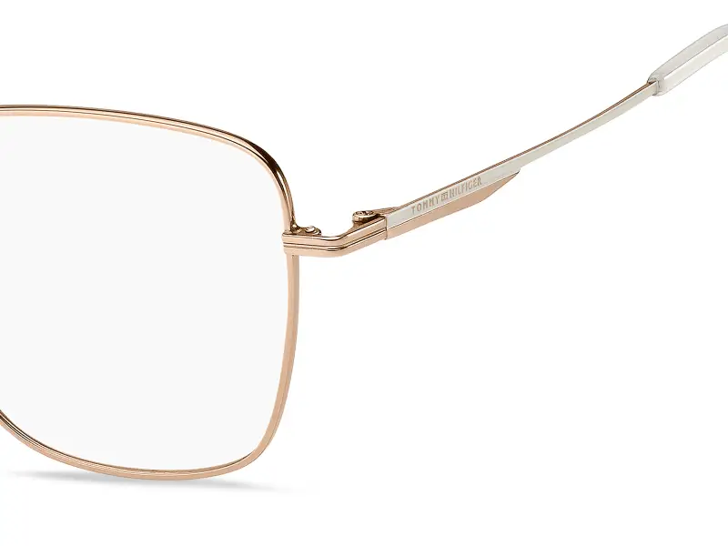 Uomo Tommy Hilfiger TH 2366/F DDB Montature da vista Metallo Oro Squadrata Normale miniatura 3