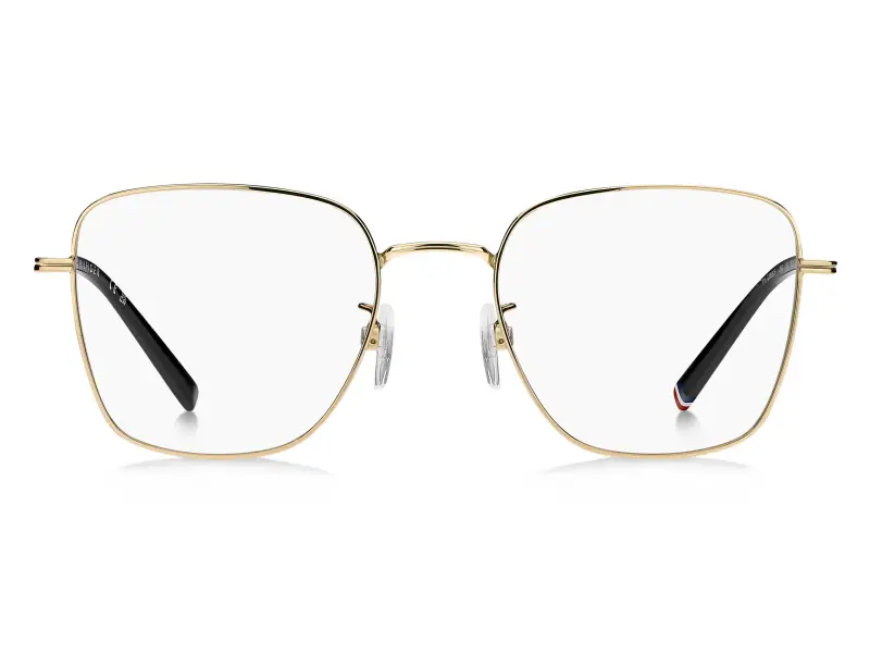 Uomo Tommy Hilfiger TH 2366/F J5G Montature da vista Metallo Oro Squadrata Normale miniatura 2