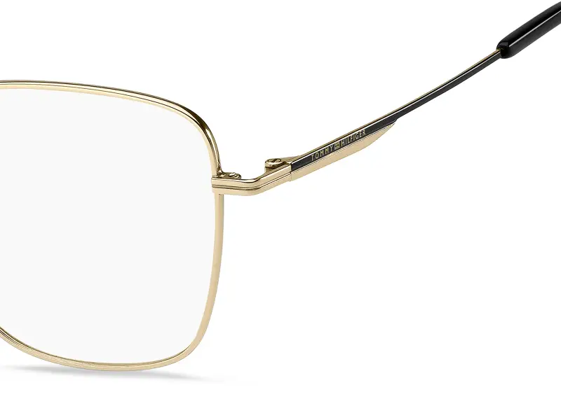 Uomo Tommy Hilfiger TH 2366/F J5G Montature da vista Metallo Oro Squadrata Normale miniatura 3