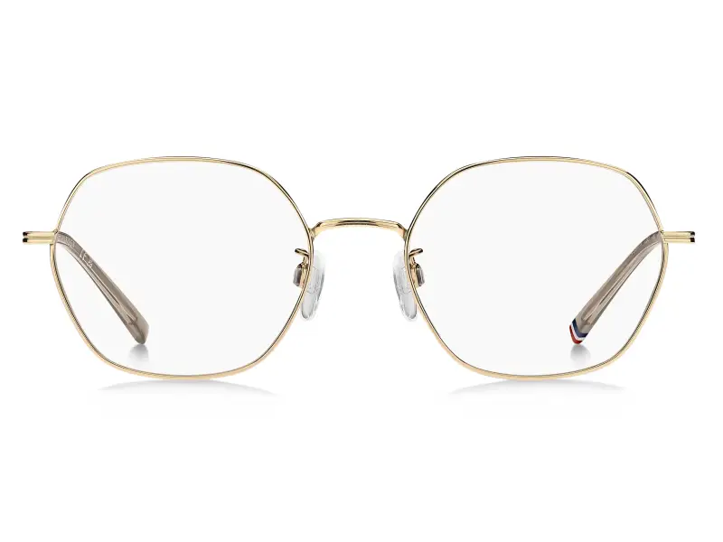 Uomo Tommy Hilfiger TH 2367/F J5G Montature da vista Metallo Oro Squadrata Normale miniatura 2