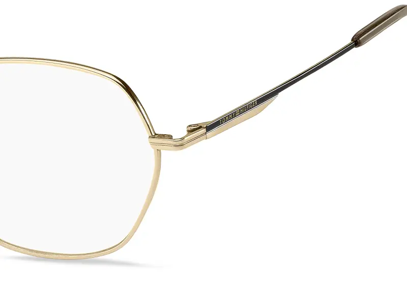 Uomo Tommy Hilfiger TH 2367/F J5G Montature da vista Metallo Oro Squadrata Normale miniatura 3