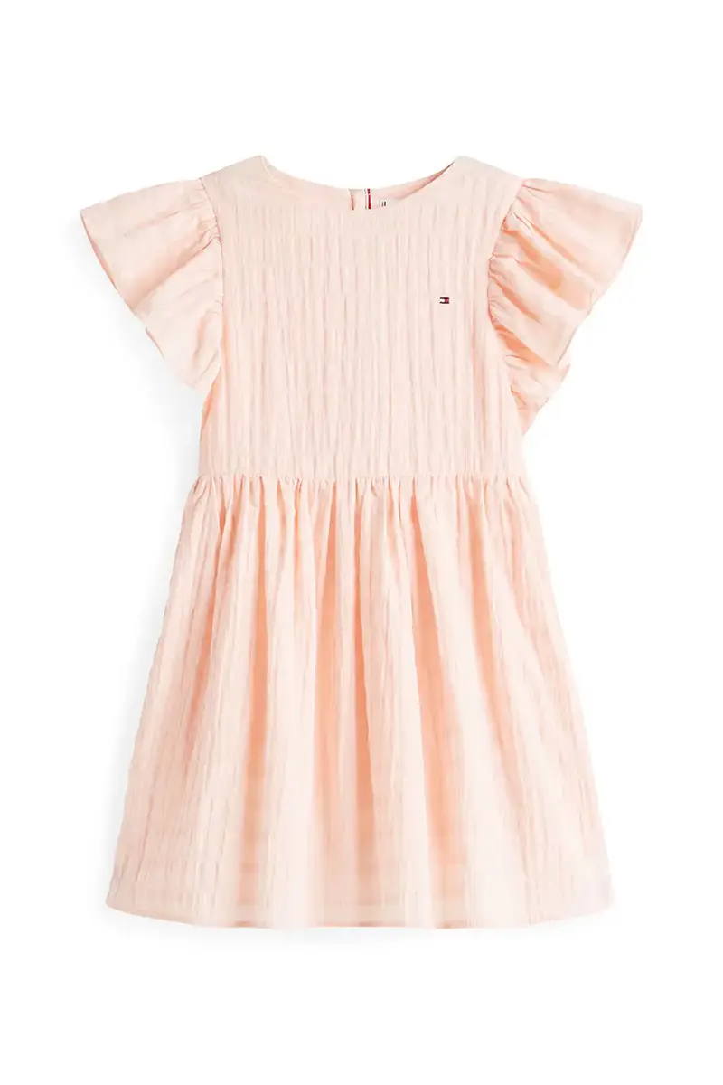 vestito bambina colore arancione KG0KG08472 miniatura 2