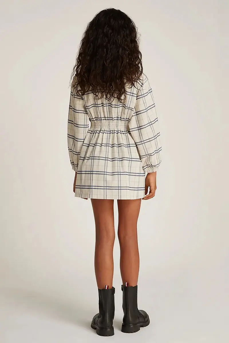 vestito bambina colore beige KG0KG08338 miniatura 4