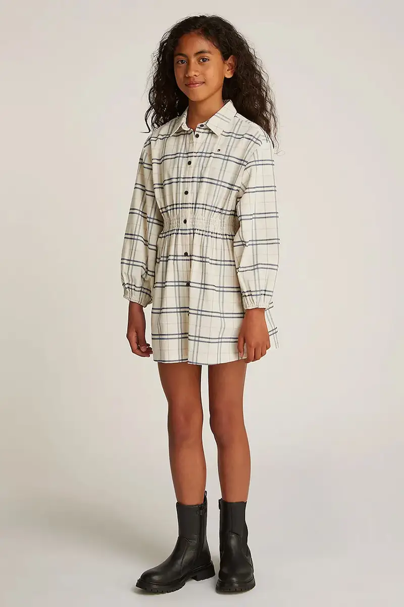 vestito bambina colore beige KG0KG08338