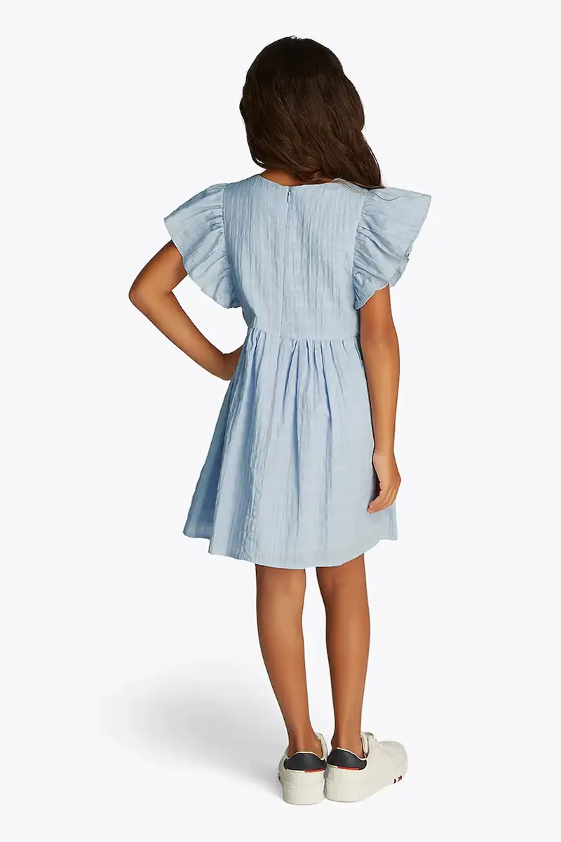 vestito bambina colore blu KG0KG08472 miniatura 3