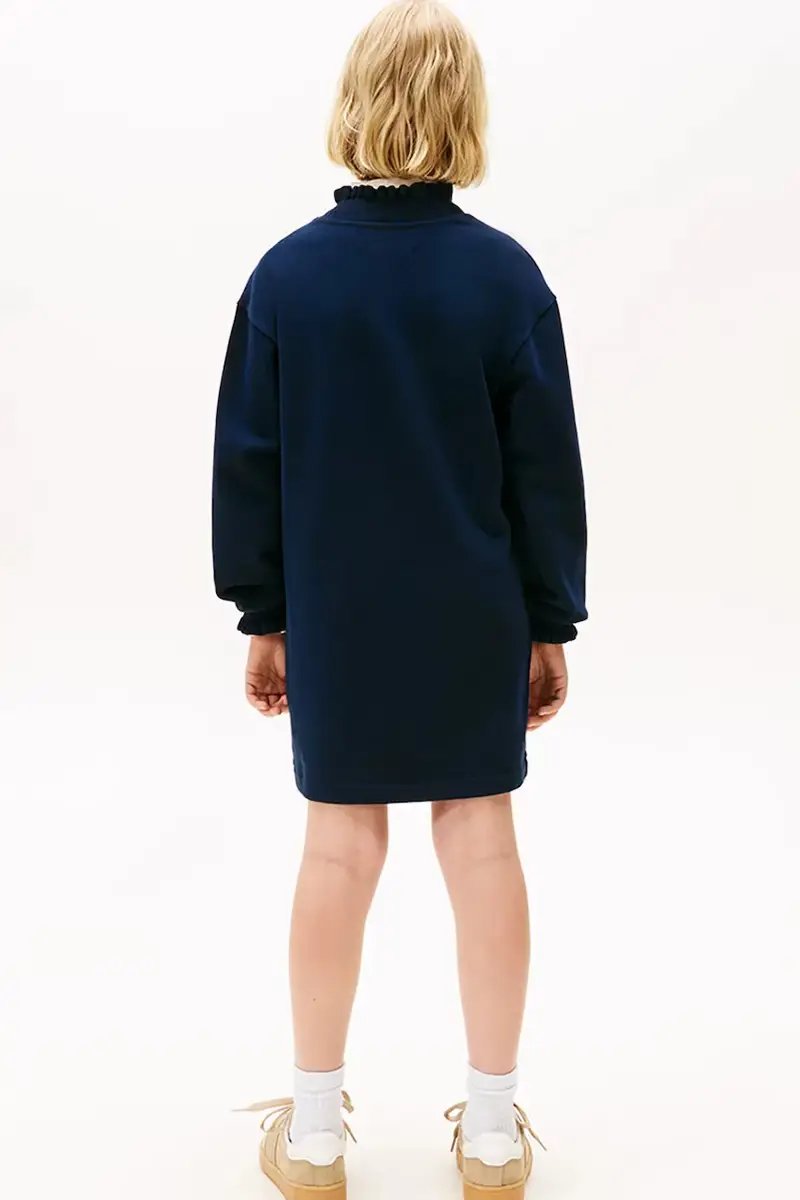 vestito bambina colore blu navy KG0KG08795 miniatura 5