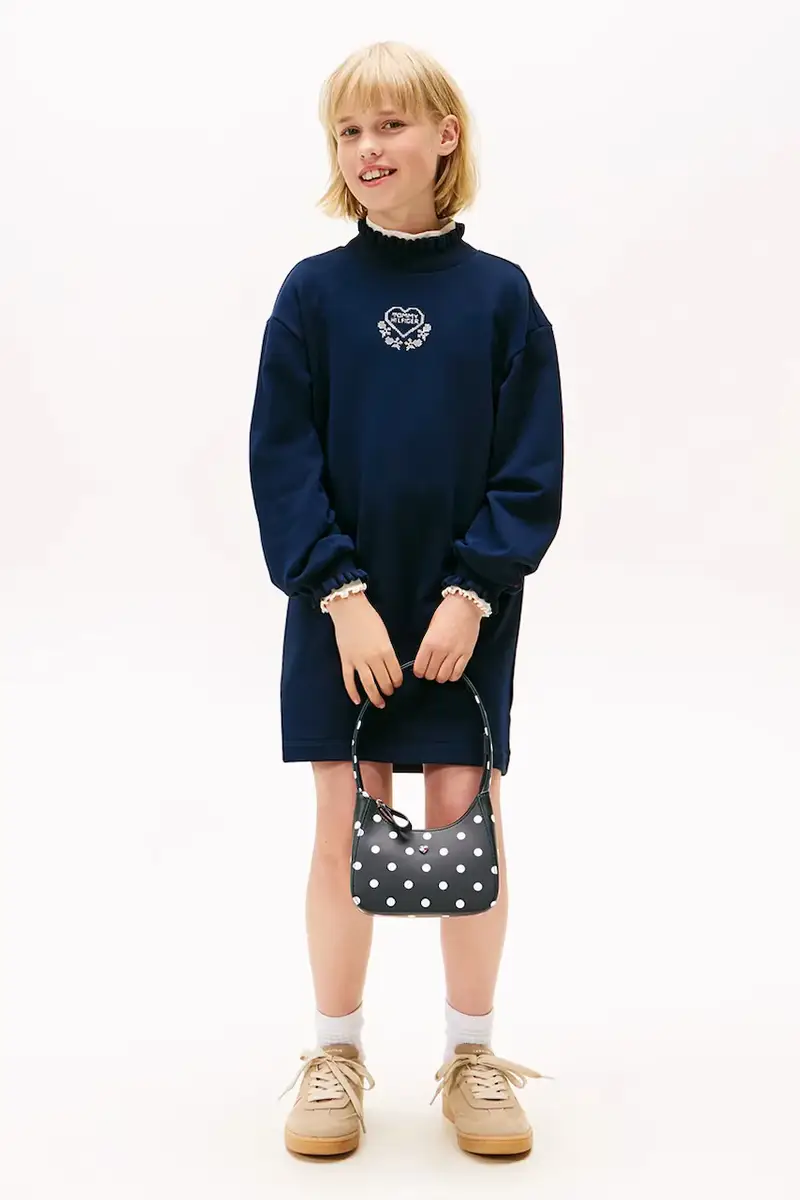 vestito bambina colore blu navy KG0KG08795