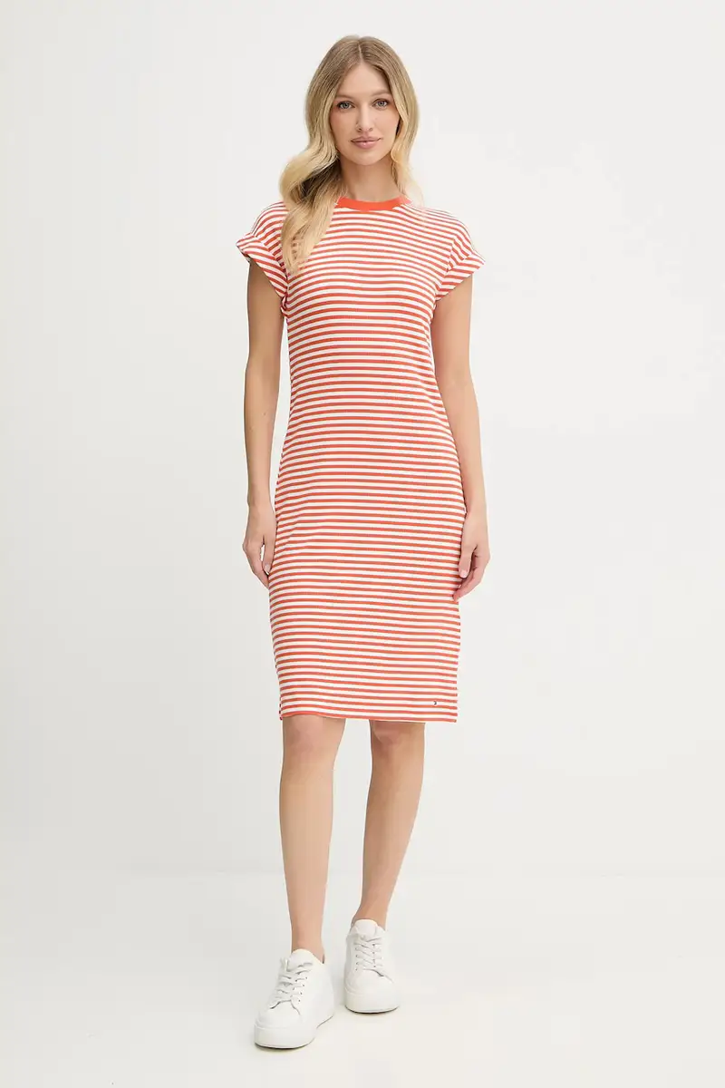 vestito colore arancione WW0WW45804 miniatura 2