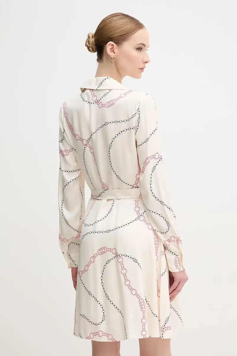 vestito colore beige WW0WW44664 miniatura 3