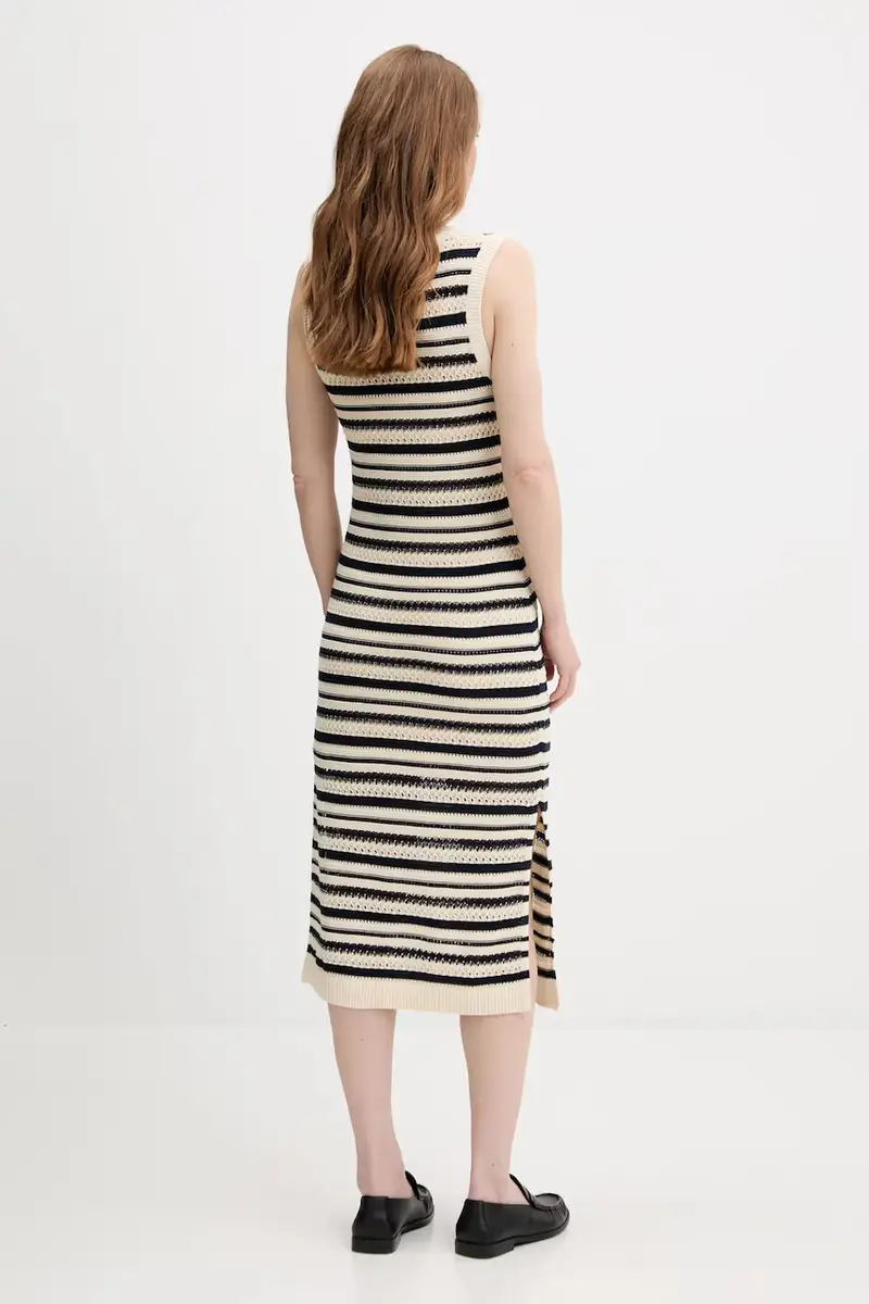 vestito colore beige WW0WW45649 miniatura 3