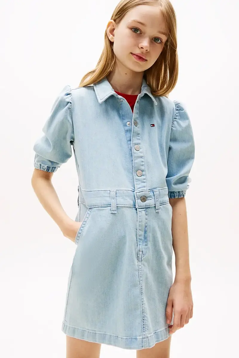 vestito colore blu KG0KG08600 miniatura 3