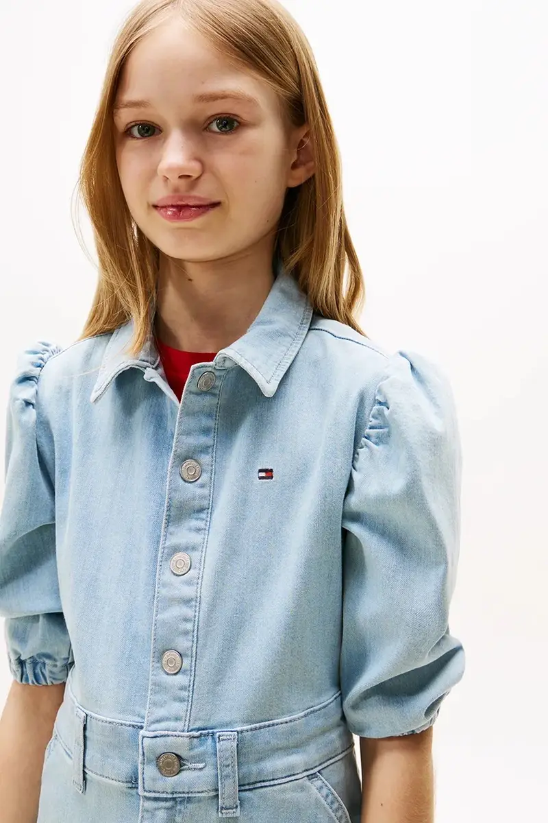 vestito colore blu KG0KG08600 miniatura 4