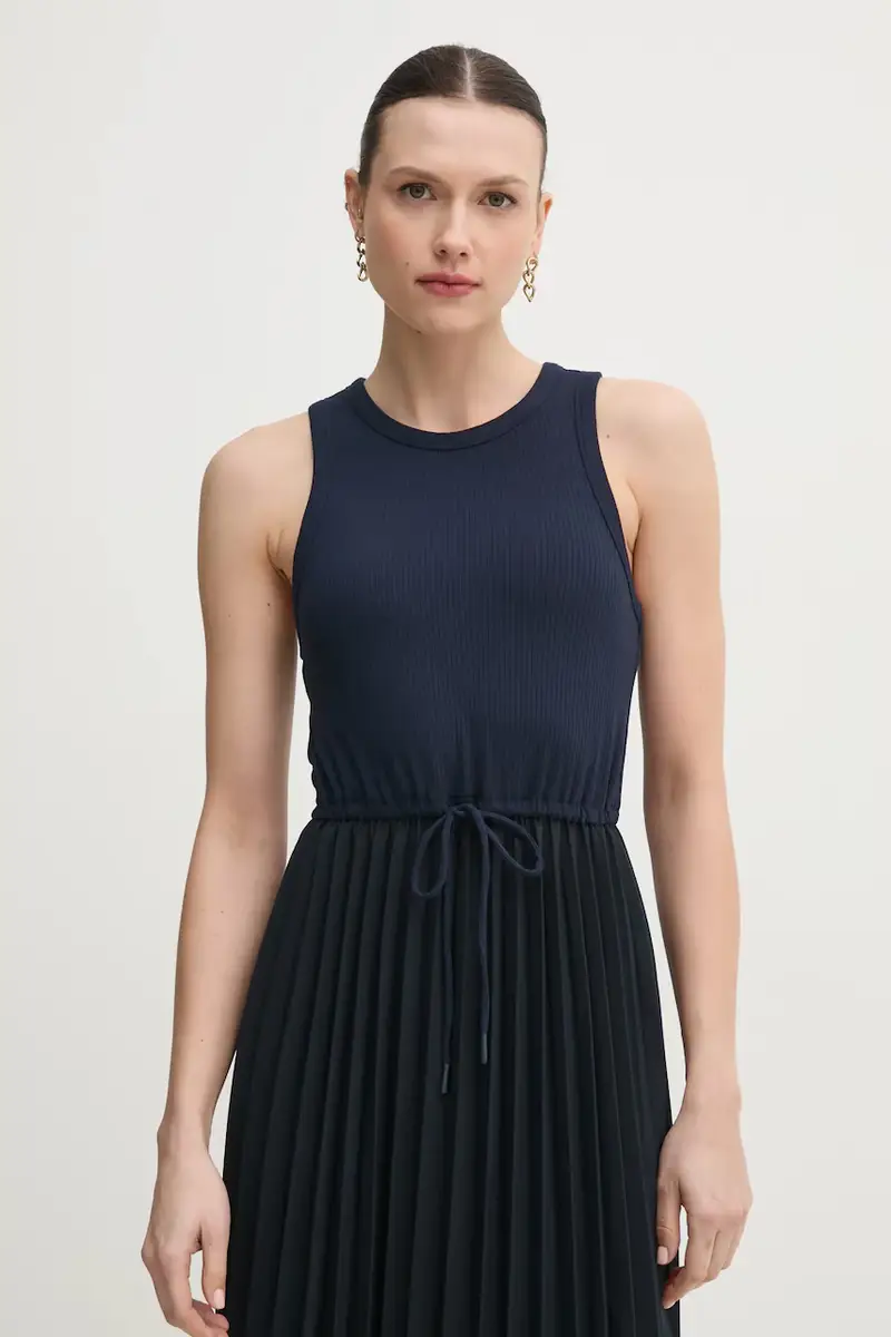 vestito colore blu navy miniatura 2