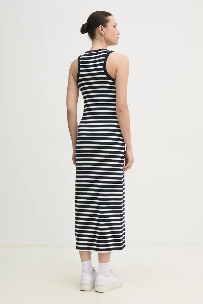 vestito colore blu navy miniatura 3