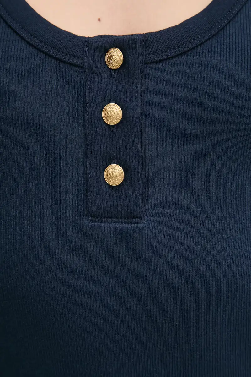 vestito colore blu navy WW0WW43864 miniatura 5