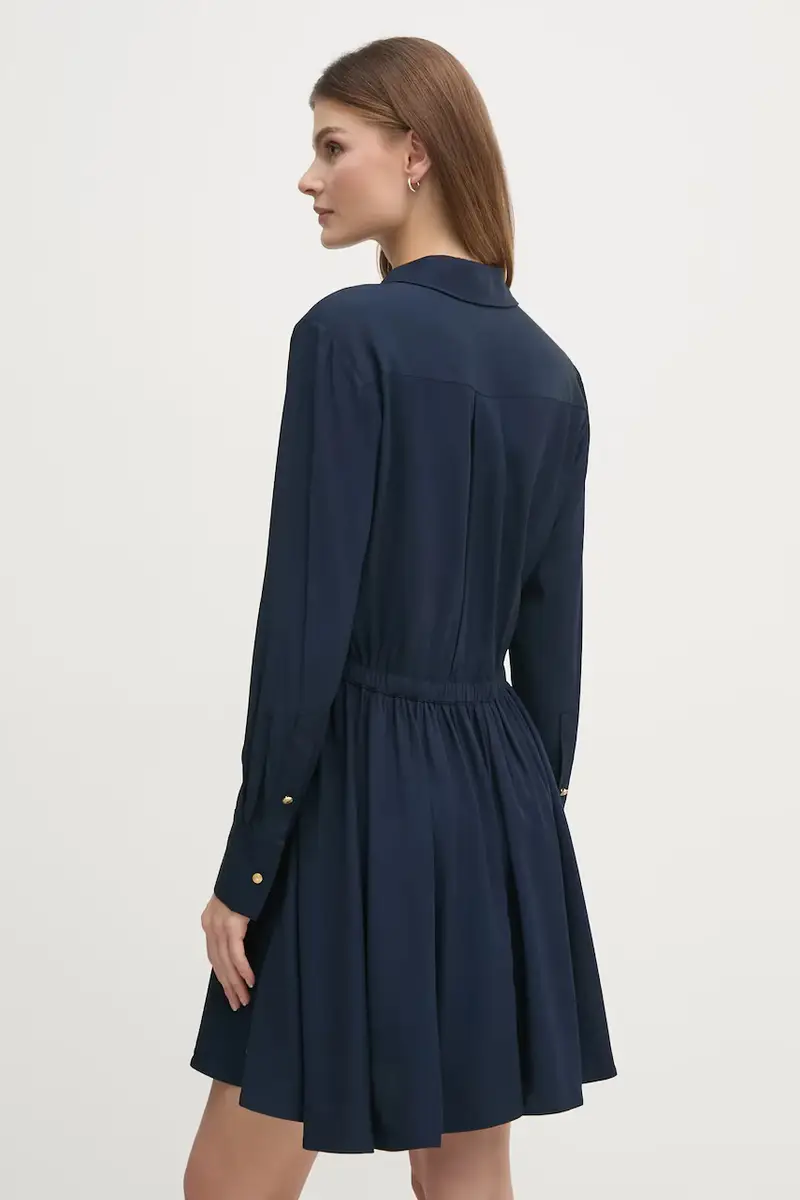 vestito colore blu navy WW0WW44020 miniatura 3